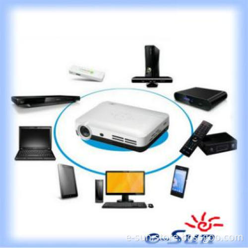 1000 lumens 1280x800pixel 1080p HD LED pocket mini 3D projector